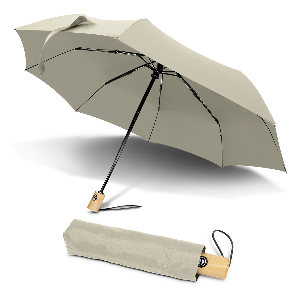 RPET Compact Umbrella - Ecru