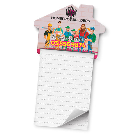 Magnetic House Memo Pad - A7 - Main
