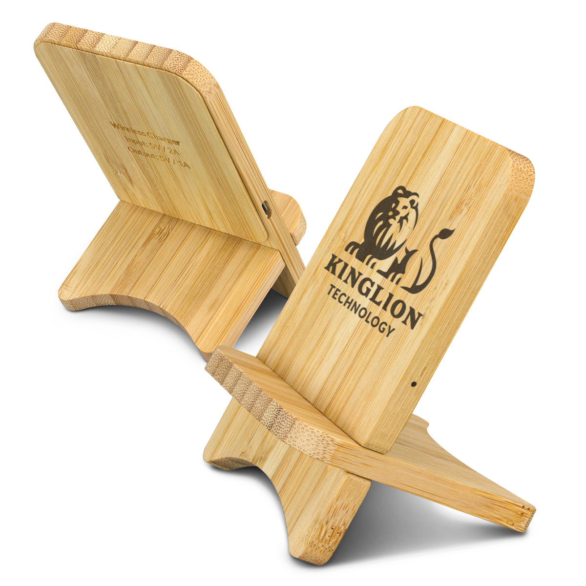 Bamboo Wireless Charging Stand - Main