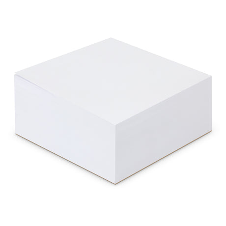 Memo Cube Note Pad - 400 Leaves - White