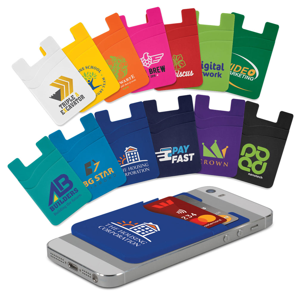 Dual Silicone Phone Wallet - Main