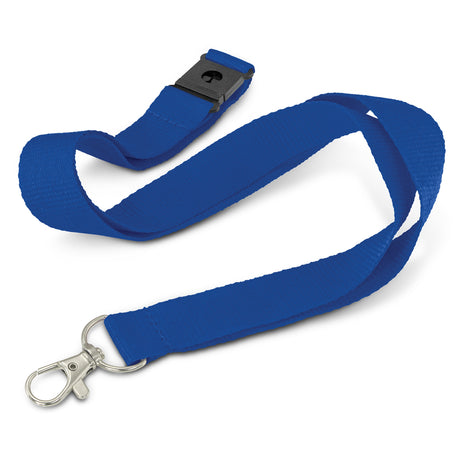 Glow in the Dark Logo Lanyard - Dark Blue
