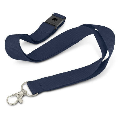 Glow in the Dark Logo Lanyard - Navy