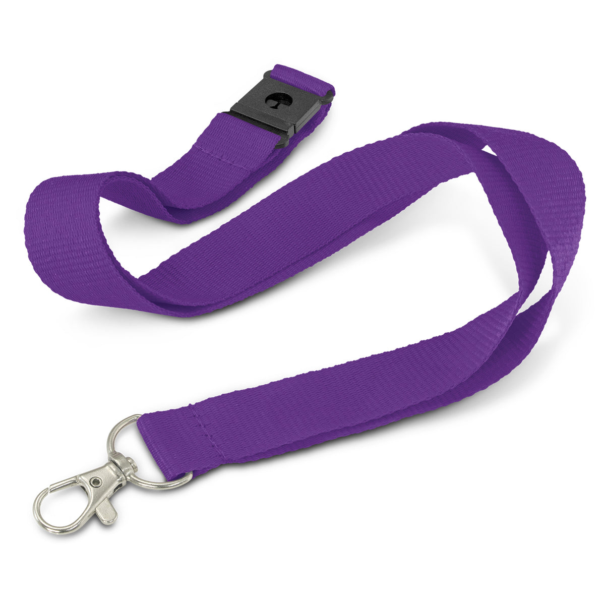Glow in the Dark Logo Lanyard - Purple