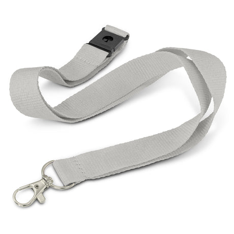 Glow in the Dark Logo Lanyard - Grey