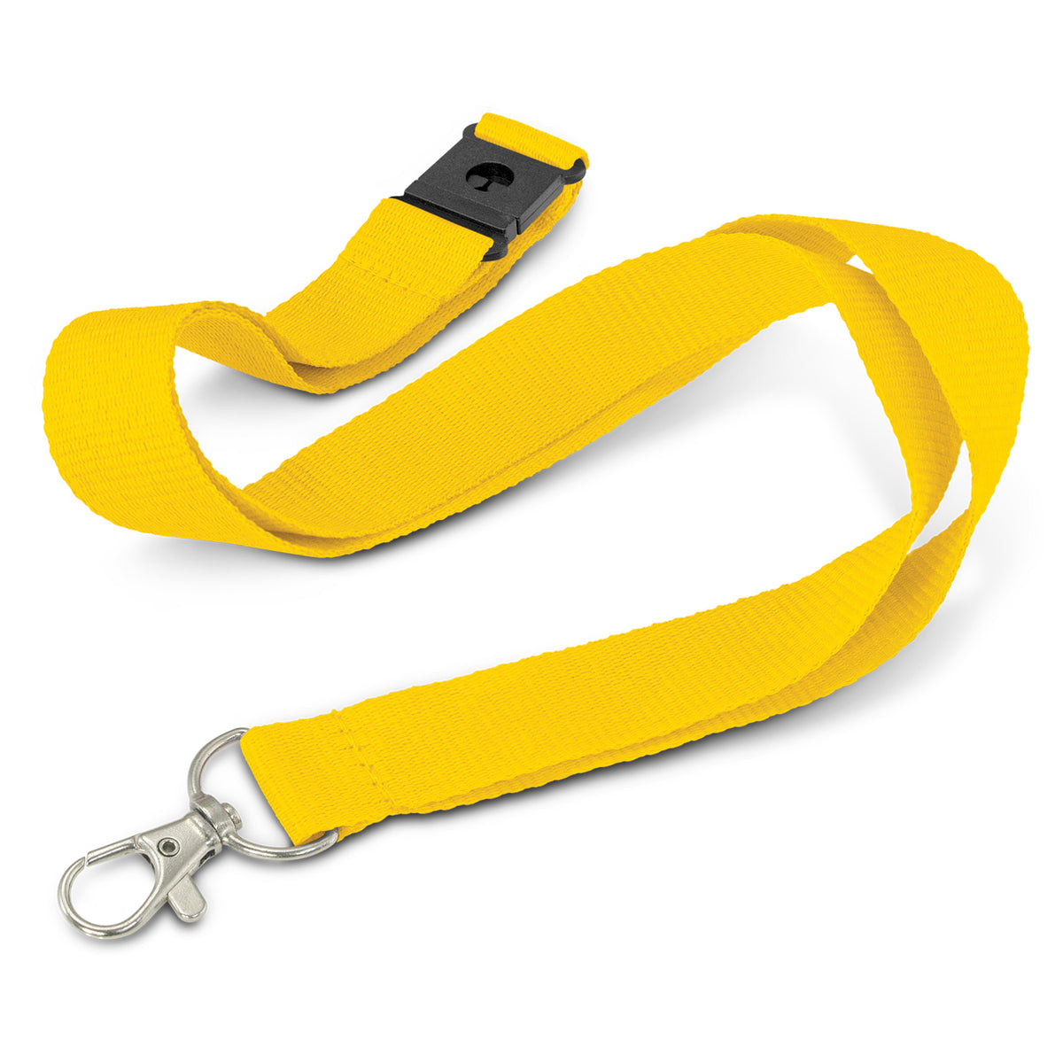 Glow in the Dark Logo Lanyard - Yellow