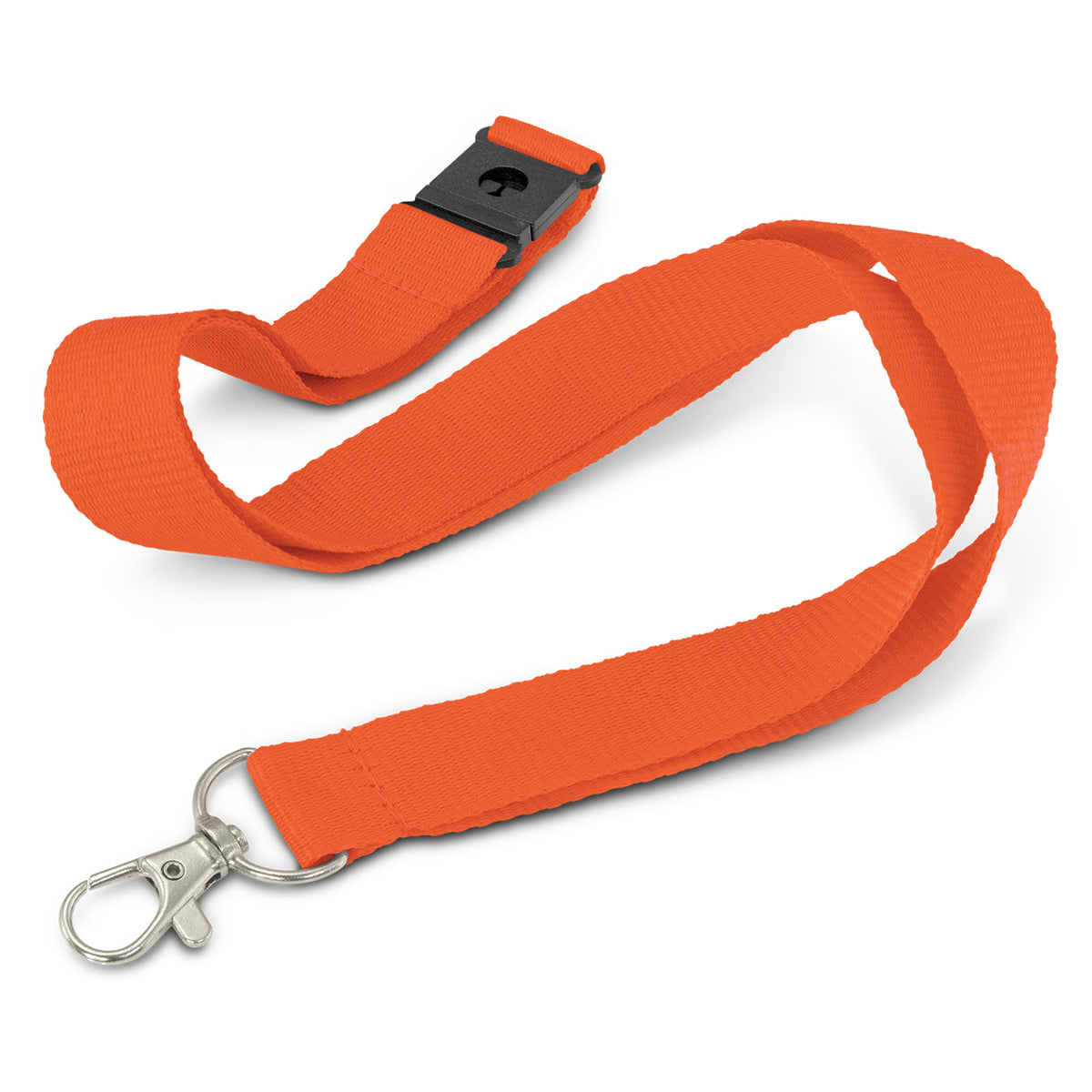 Glow in the Dark Logo Lanyard - Orange