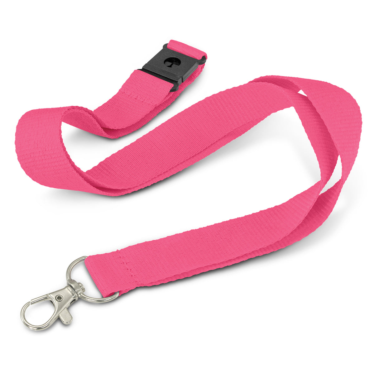 Glow in the Dark Logo Lanyard - Pink
