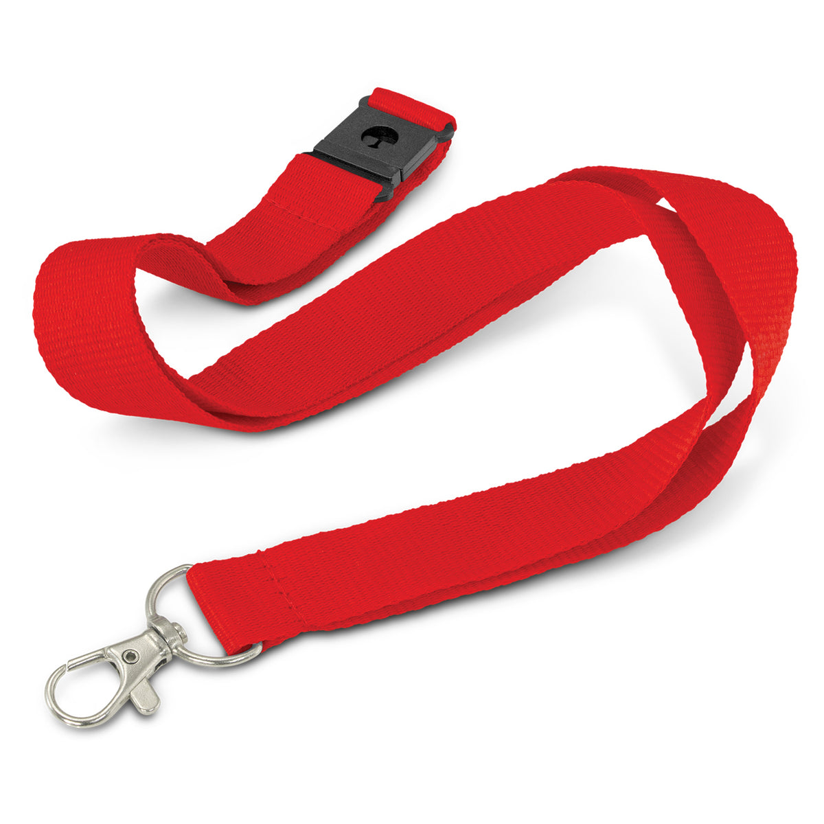 Glow in the Dark Logo Lanyard - Red