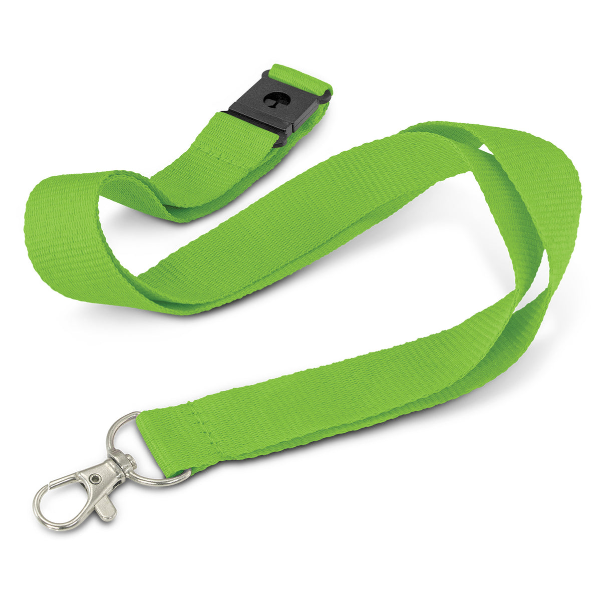 Glow in the Dark Logo Lanyard - Bright Green