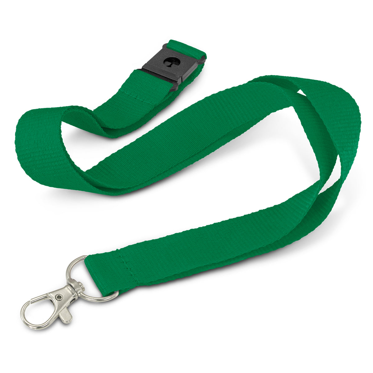 Glow in the Dark Logo Lanyard - Dark Green