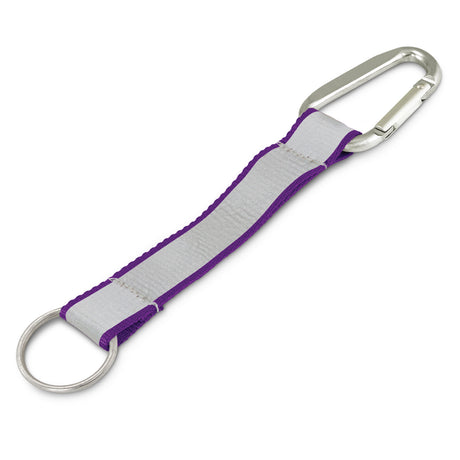 Reflector Key Ring - Purple