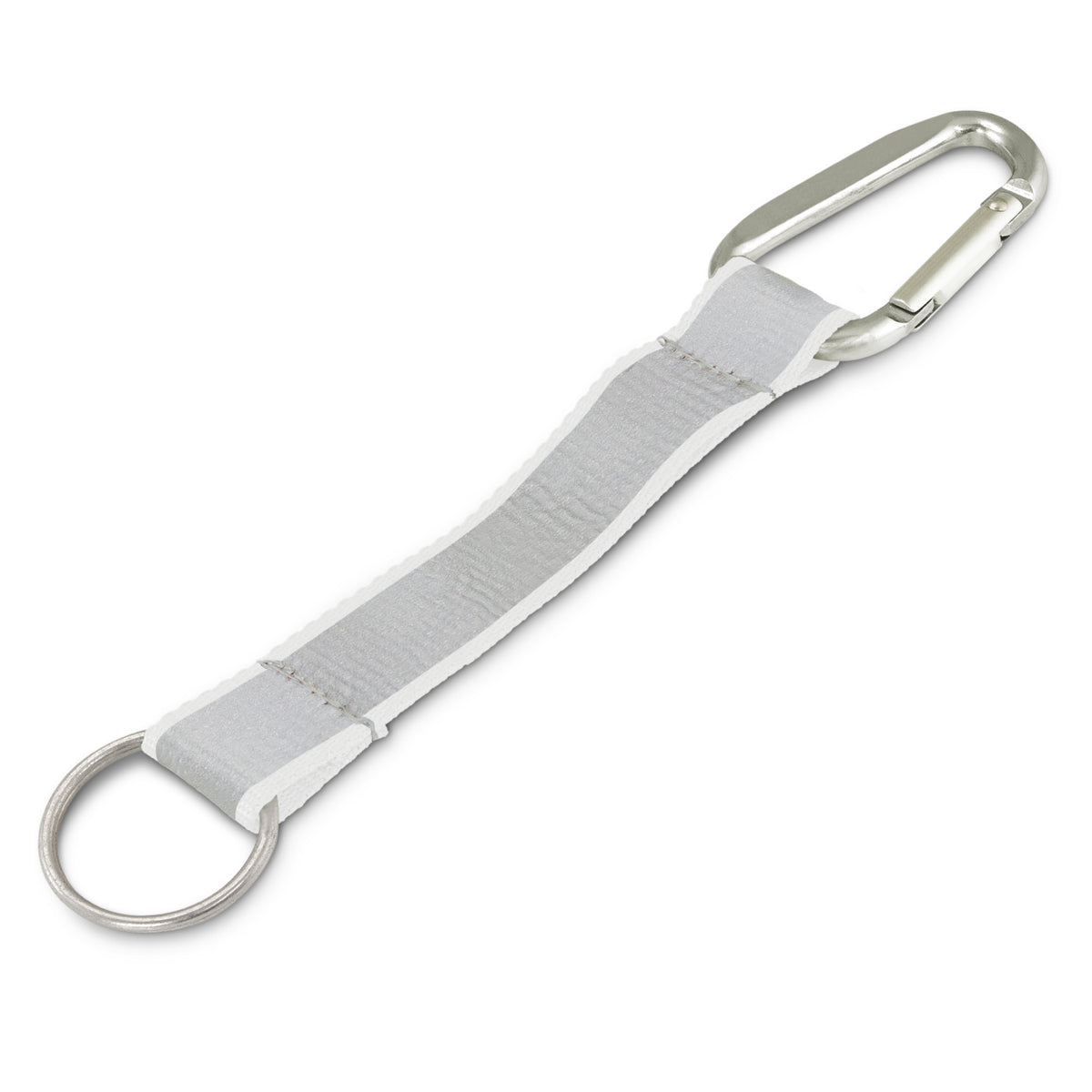 Reflector Key Ring - White
