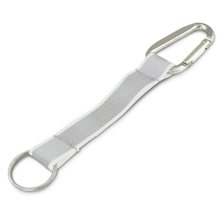 Reflector Key Ring - White