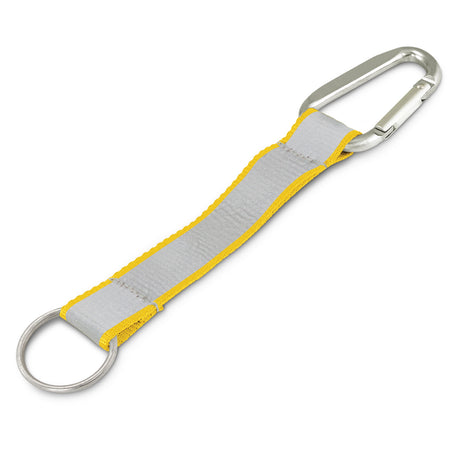 Reflector Key Ring - Yellow