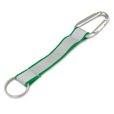 Reflector Key Ring - Dark Green