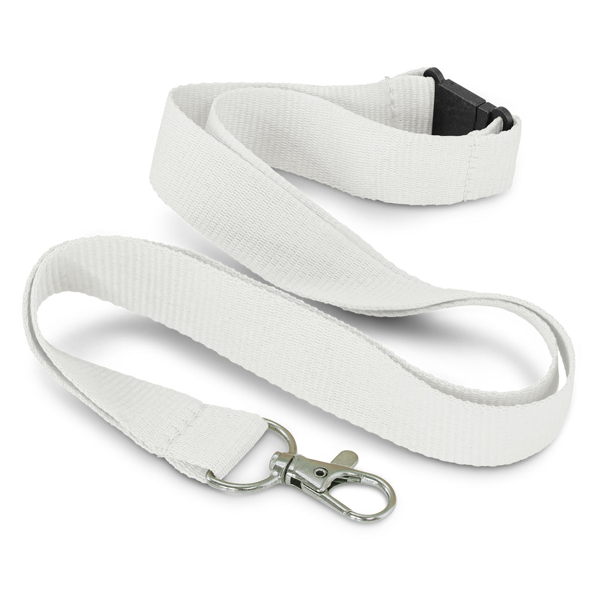 RPET Lanyard - White