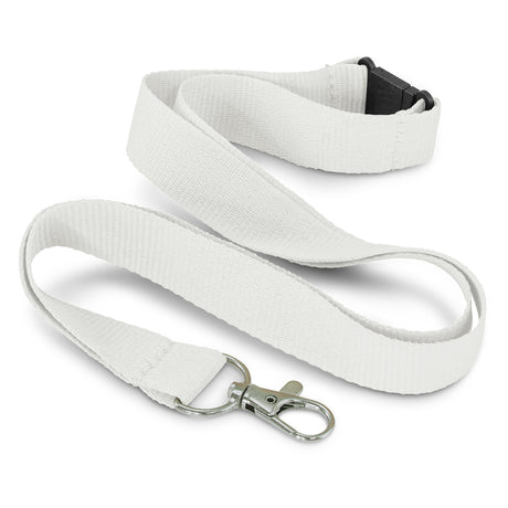 RPET Lanyard - White