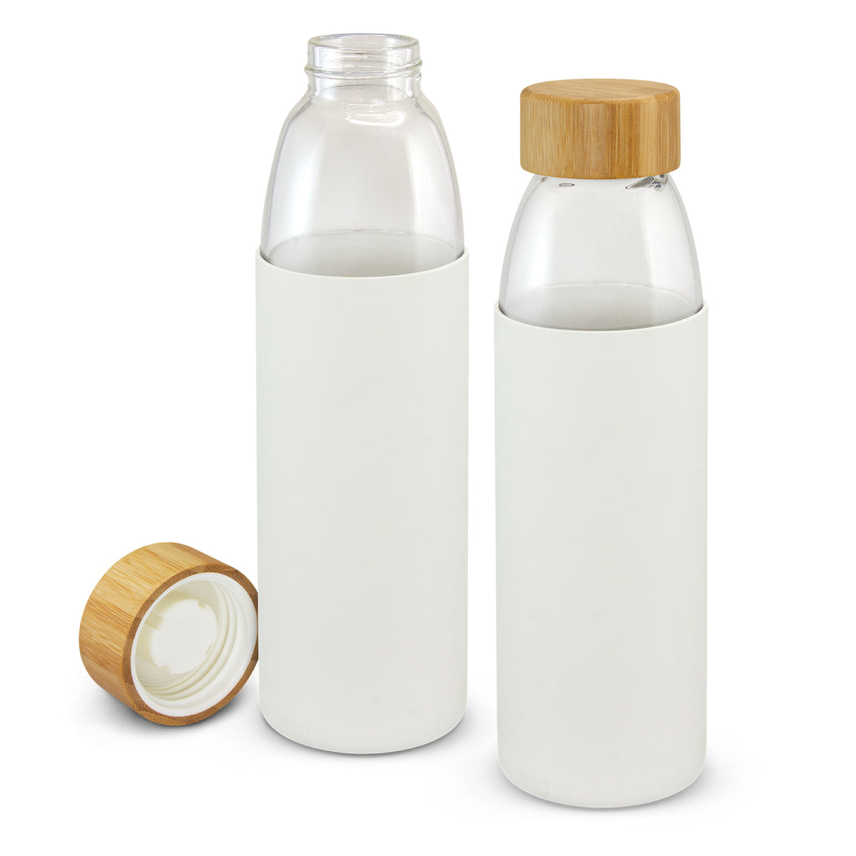 Solstice Glass Bottle - White
