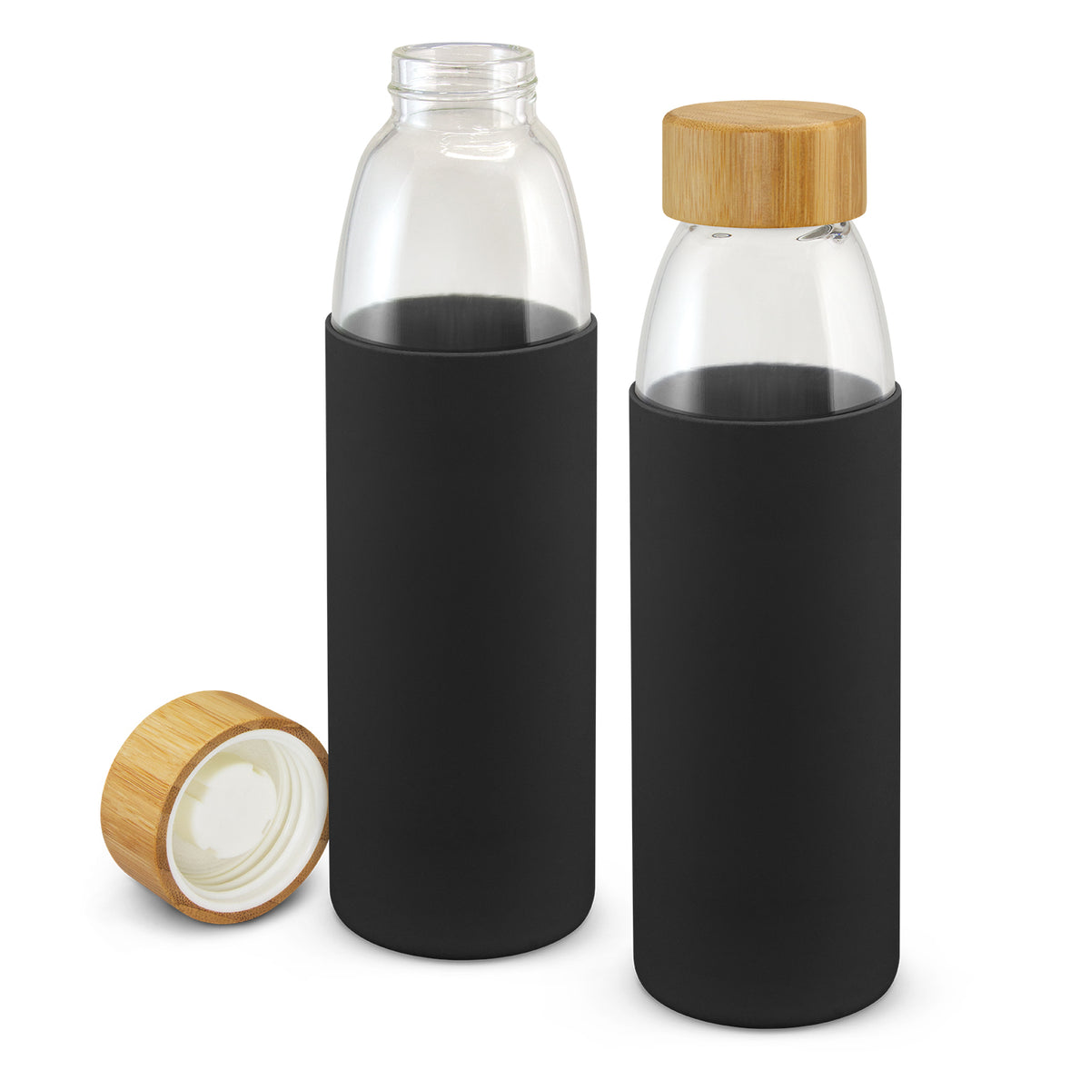 Solstice Glass Bottle - Black