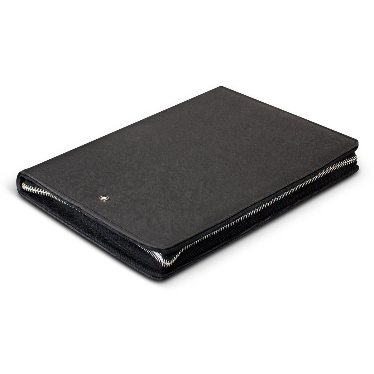 Swiss Peak Heritage A4 Portfolio with Zipper - Black