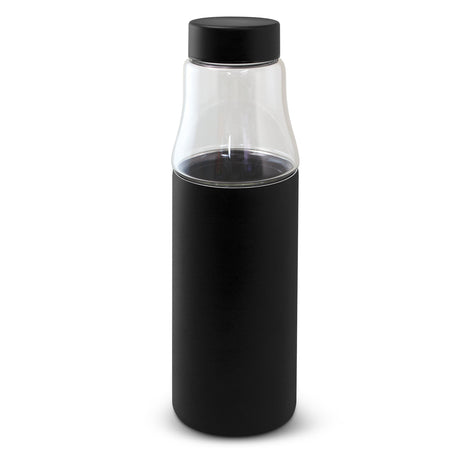 Hybrid Leakproof Glass Vacuum Bottle - Black