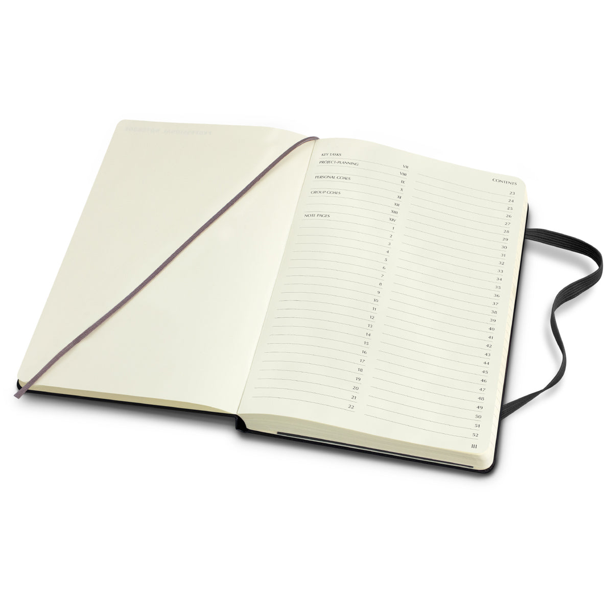 Moleskine Pro Hard Cover Notebook - Large - Front Page