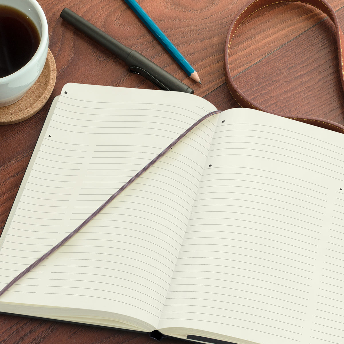 Moleskine Pro Hard Cover Notebook - Large - Feature