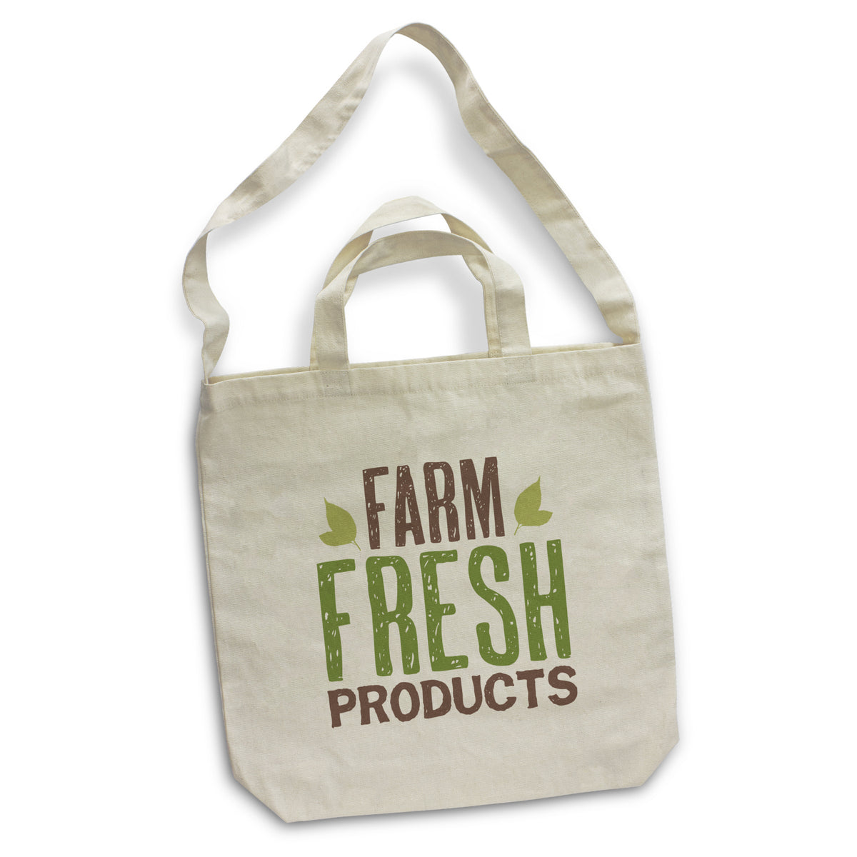 Cotton Shoulder Tote Bag - Main