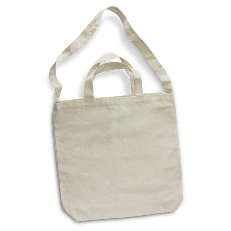 Cotton Shoulder Tote Bag - Natural