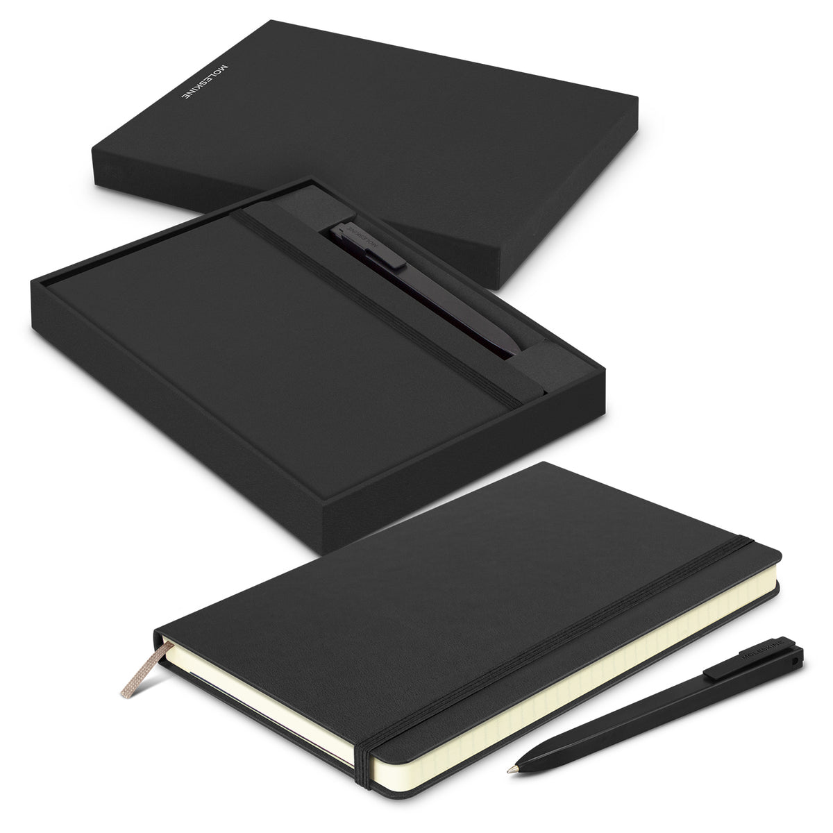 Moleskine Notebook and Pen Gift Set - Black