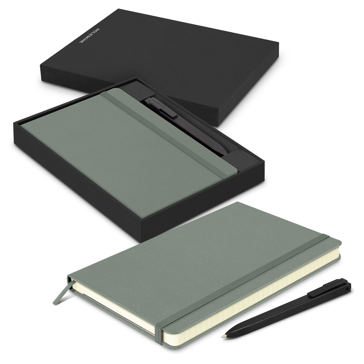 Moleskine Notebook and Pen Gift Set - Grey