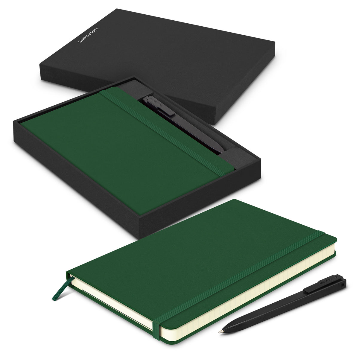 Moleskine Notebook and Pen Gift Set - Myrtle Green
