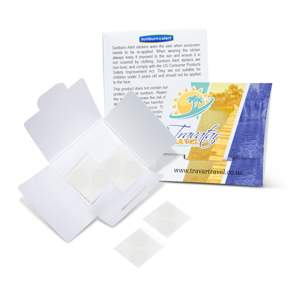 Sunburn Alert Stickers - Main