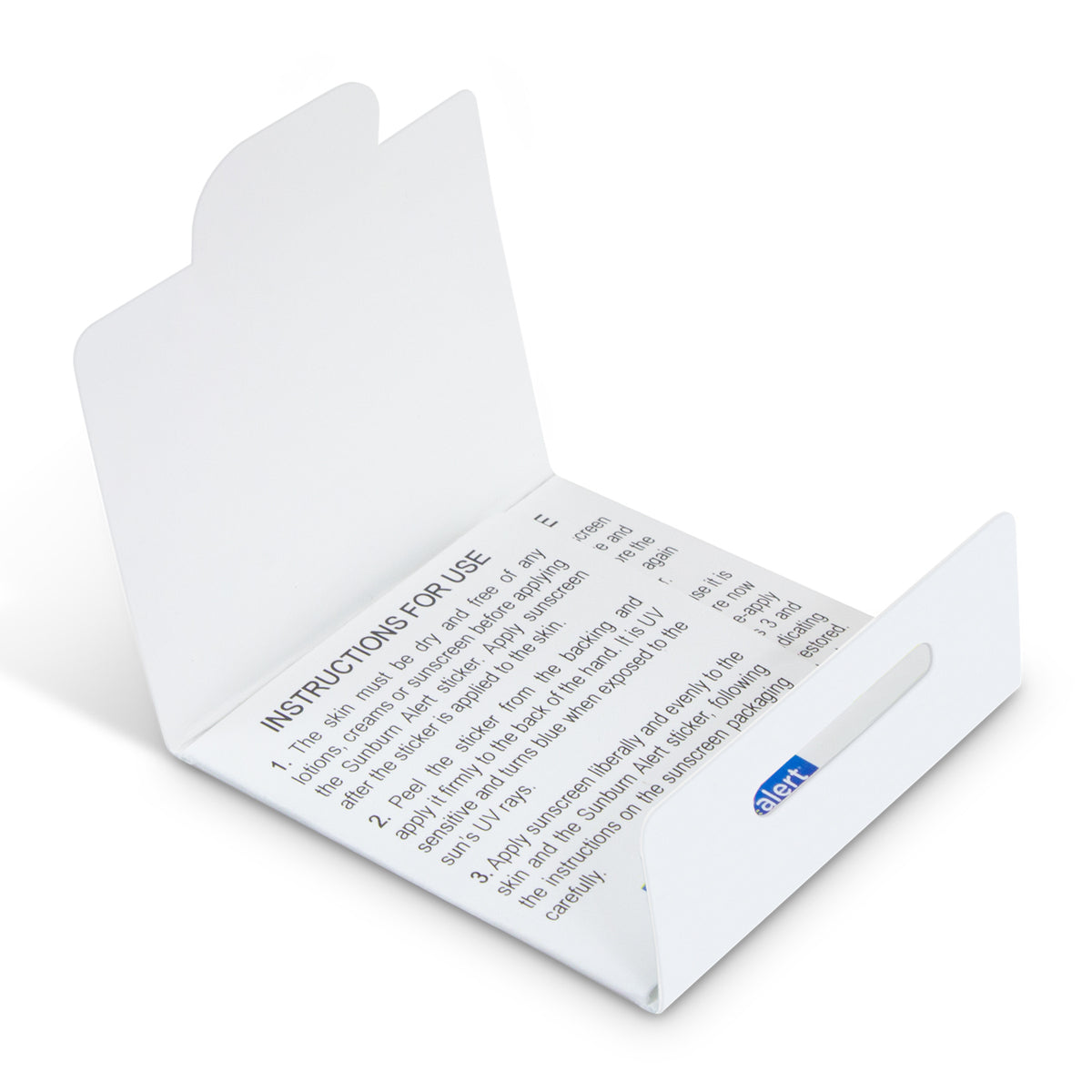 Sunburn Alert Stickers - Sides