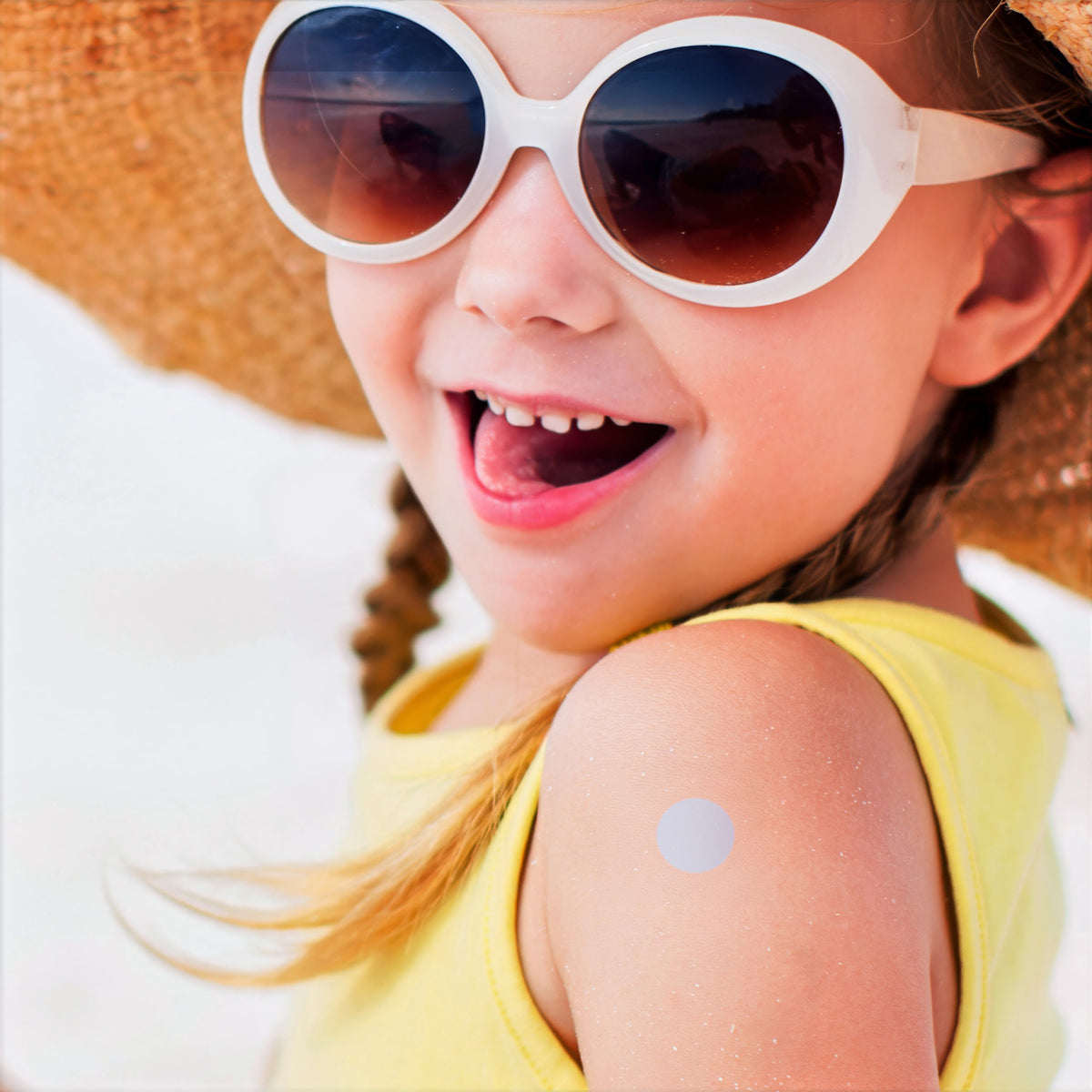 Sunburn Alert Stickers - Feature