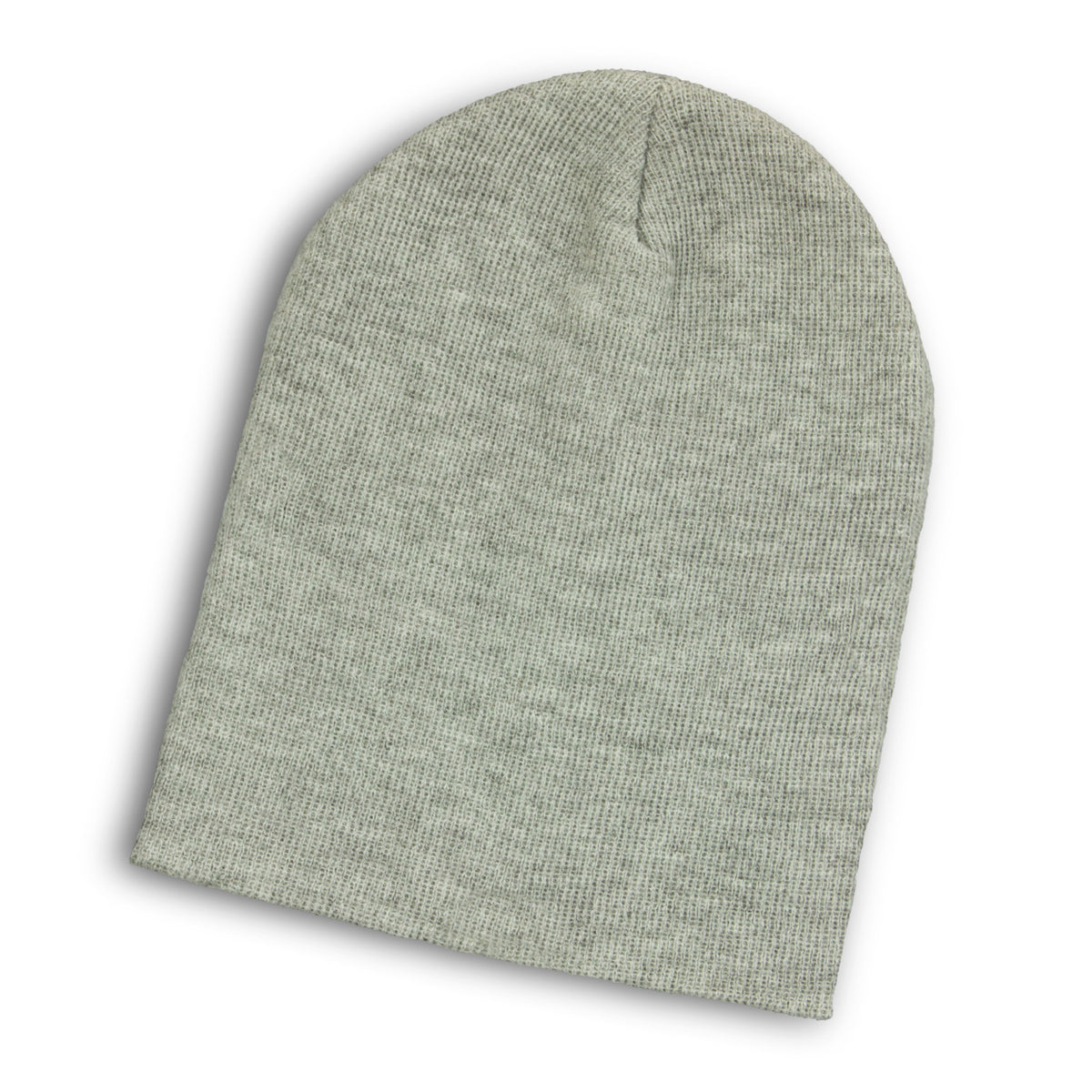 Heather Slouch Beanie - Grey