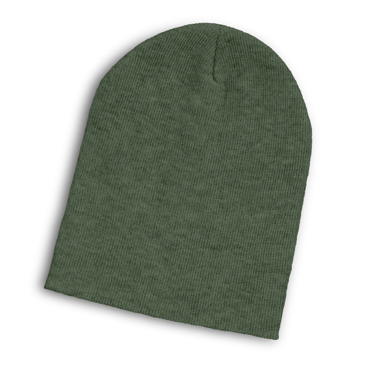 Heather Slouch Beanie - Olive