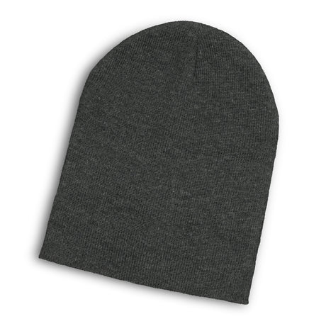 Heather Slouch Beanie - Charcoal
