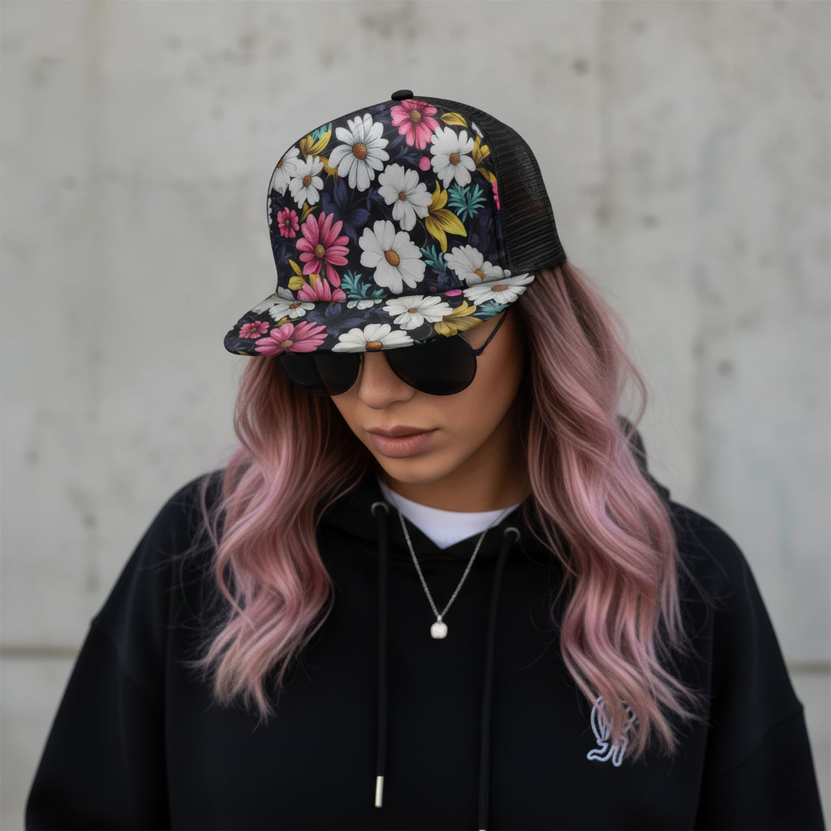Impala Custom Flat Peak Mesh Cap - Feature
