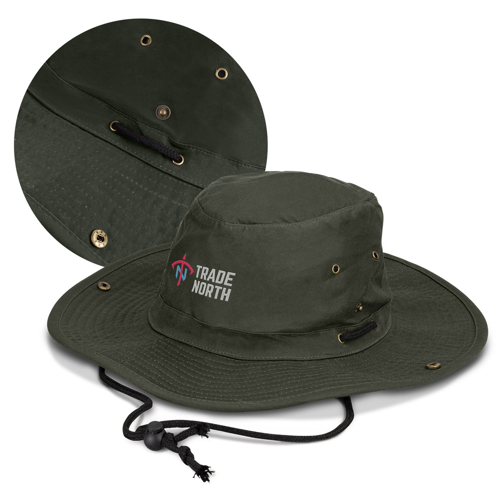 Oilskin Wide Brim Hat - Main