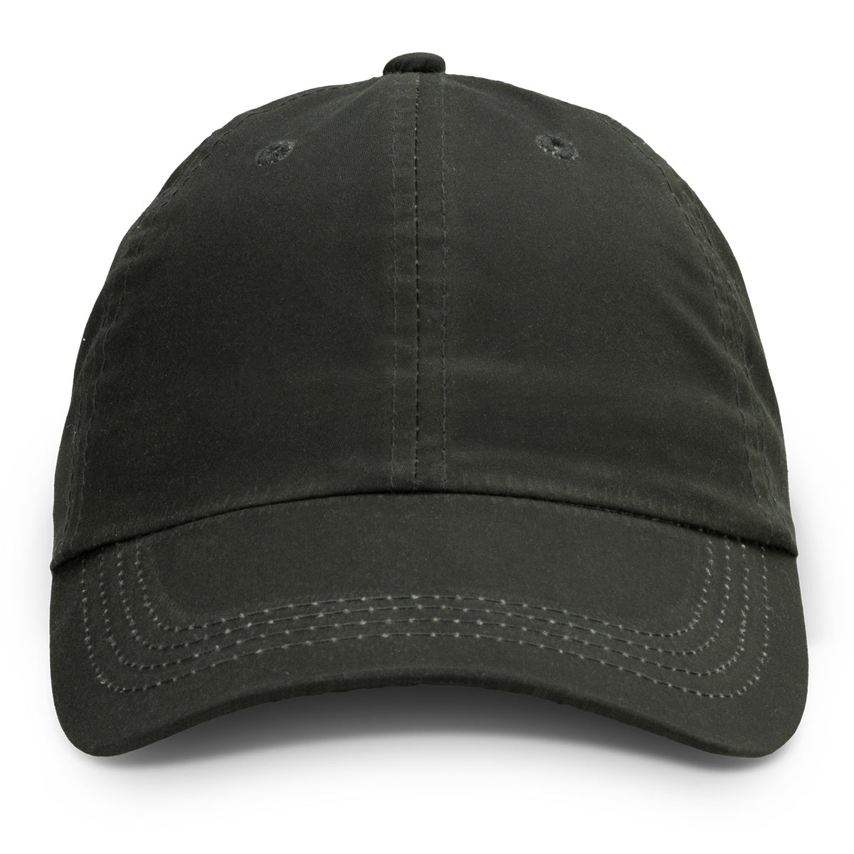 Oilskin Cap - Dark Olive - Front