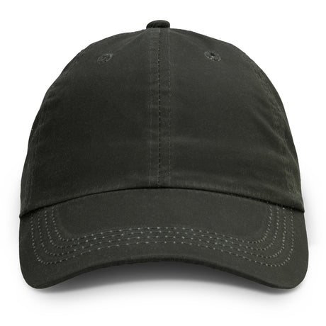 Oilskin Cap - Dark Olive - Front