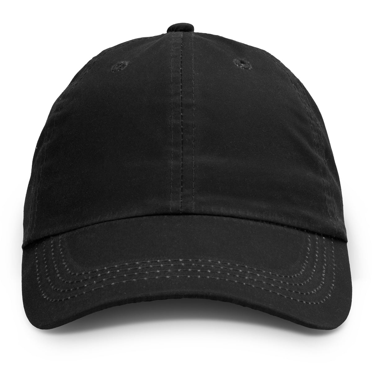 Oilskin Cap - Black - Front