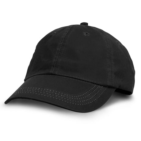 Oilskin Cap - Black - Side