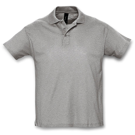 SOLS Summer II Mens Polo - Grey Melange