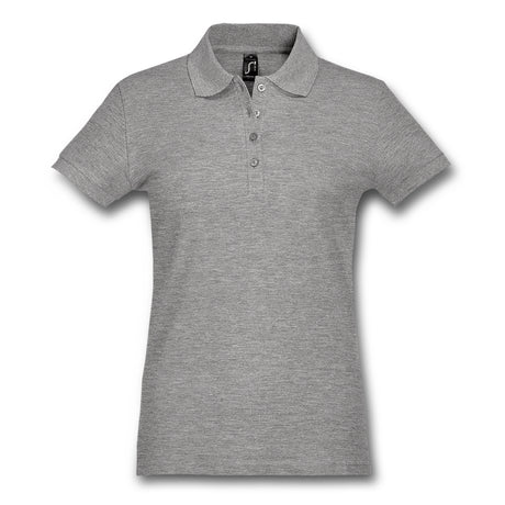 SOLS Passion Womens Polo - Grey Melange