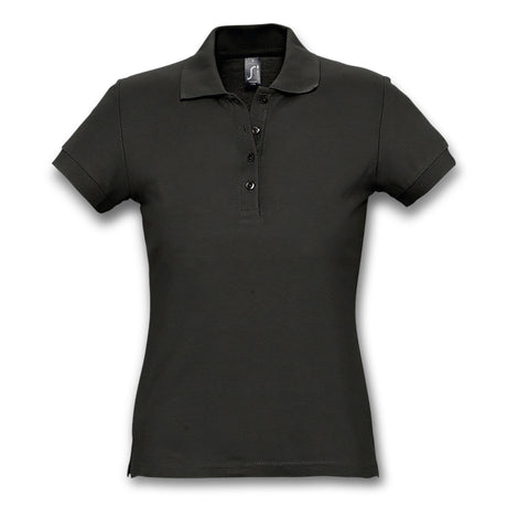 SOLS Passion Womens Polo - Black