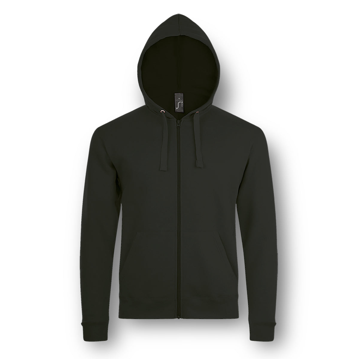 SOLS Stone Unisex Hooded Sweatshirt - Black