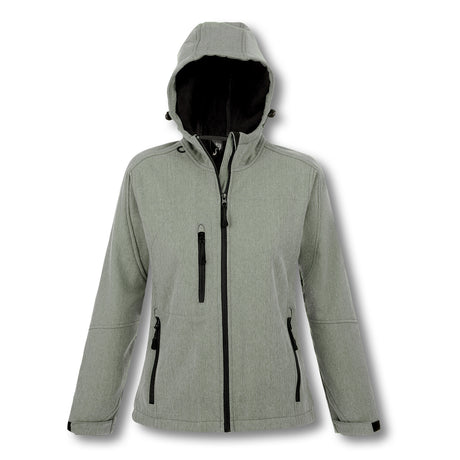 SOLS Replay Women's Softshell Jacket - Grey Melange